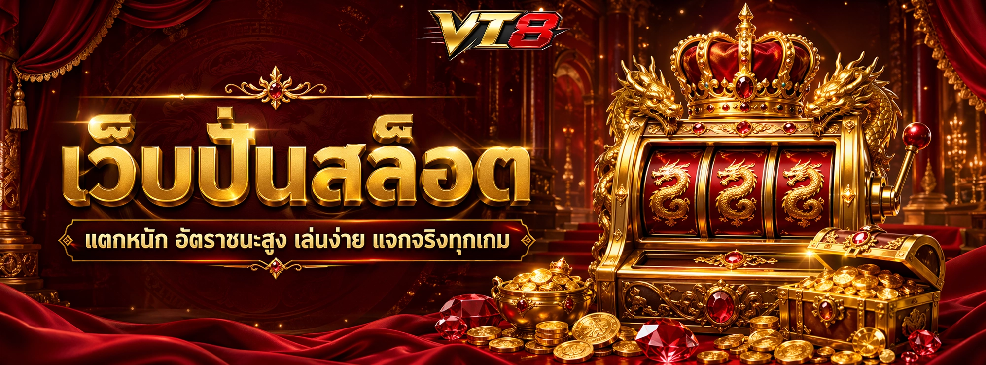 vt8 เว็บปั่นสล็อต แตกหนัก อัตราชนะสูง เล่นง่าย แจกจริงทุกเกม