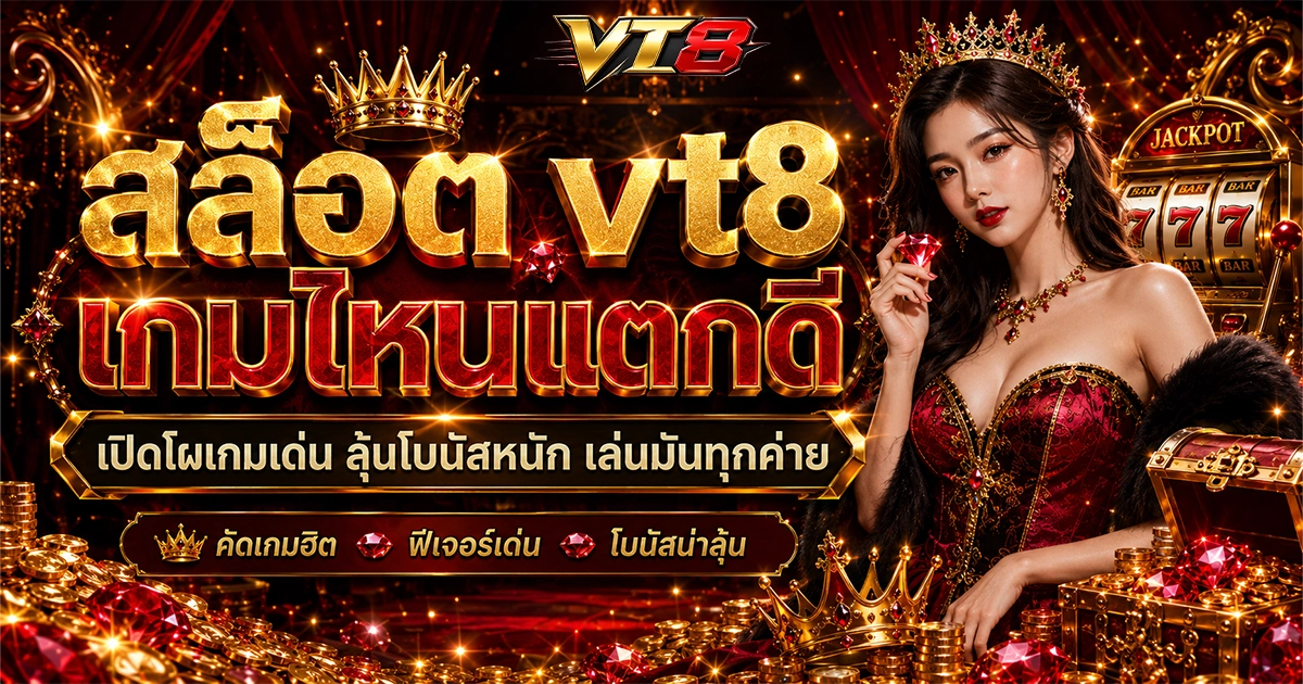 สล็อต vt8 เกมไหนแตกดี เปิดโผเกมเด่น ลุ้นโบนัสหนัก เล่นมันทุกค่าย